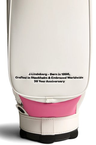 J.Lindeberg 30Y Staff Bag, bílý