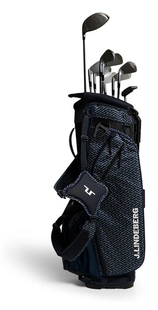 J.Lindeberg JL Flare Printed bag, Ladder Estate Navy