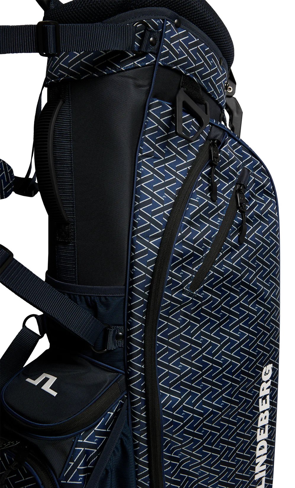 J.Lindeberg JL Flare Printed bag, Ladder Estate Navy