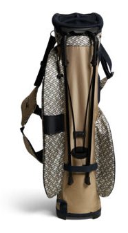 J.Lindeberg JL Flare Printed stand bag, Ladder White Kelp