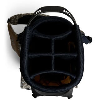 J.Lindeberg JL Flare Printed stand bag, Ladder White Kelp