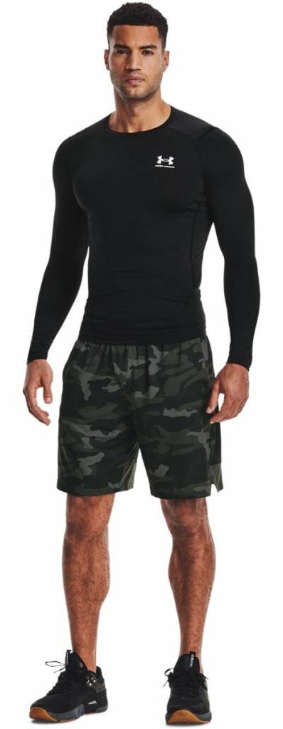 Under Armour HeatGear pánské termo triko s dlouhým rukávem, černé