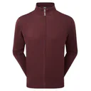 FootJoy drirelease Full-Zip Lined pánský svetr, vínový