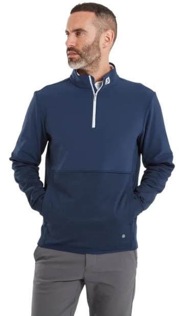 FootJoy ThermoSeries Hybrid Midlayer pánská mikina, navy