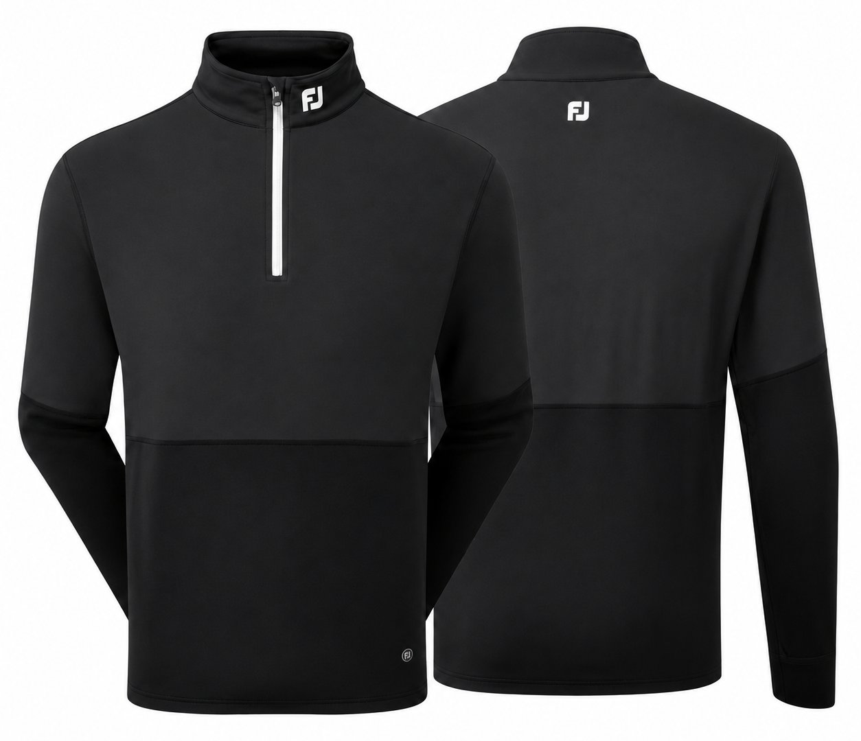 FootJoy ThermoSeries Hybrid Midlayer pánská mikina, černá
