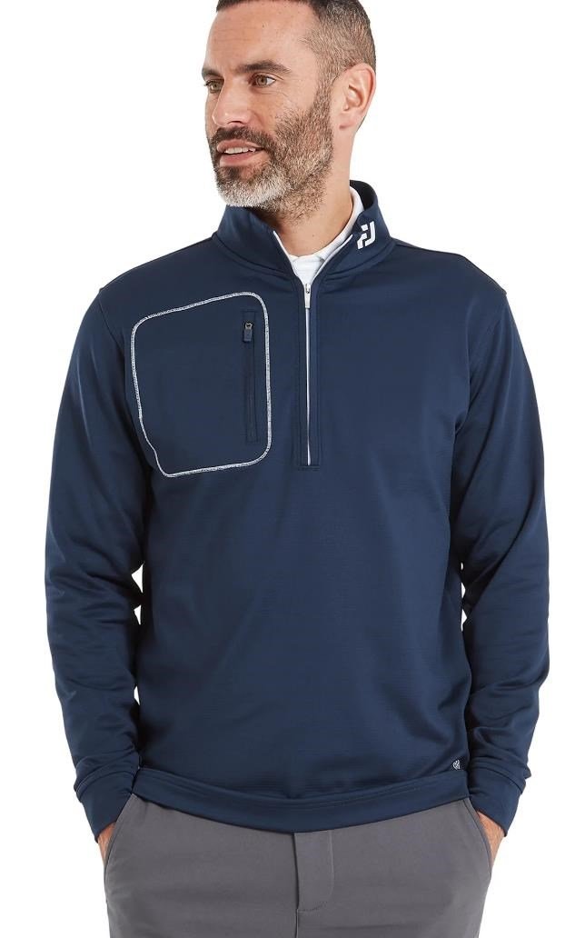 FootJoy TS Texture pánská mikina, navy