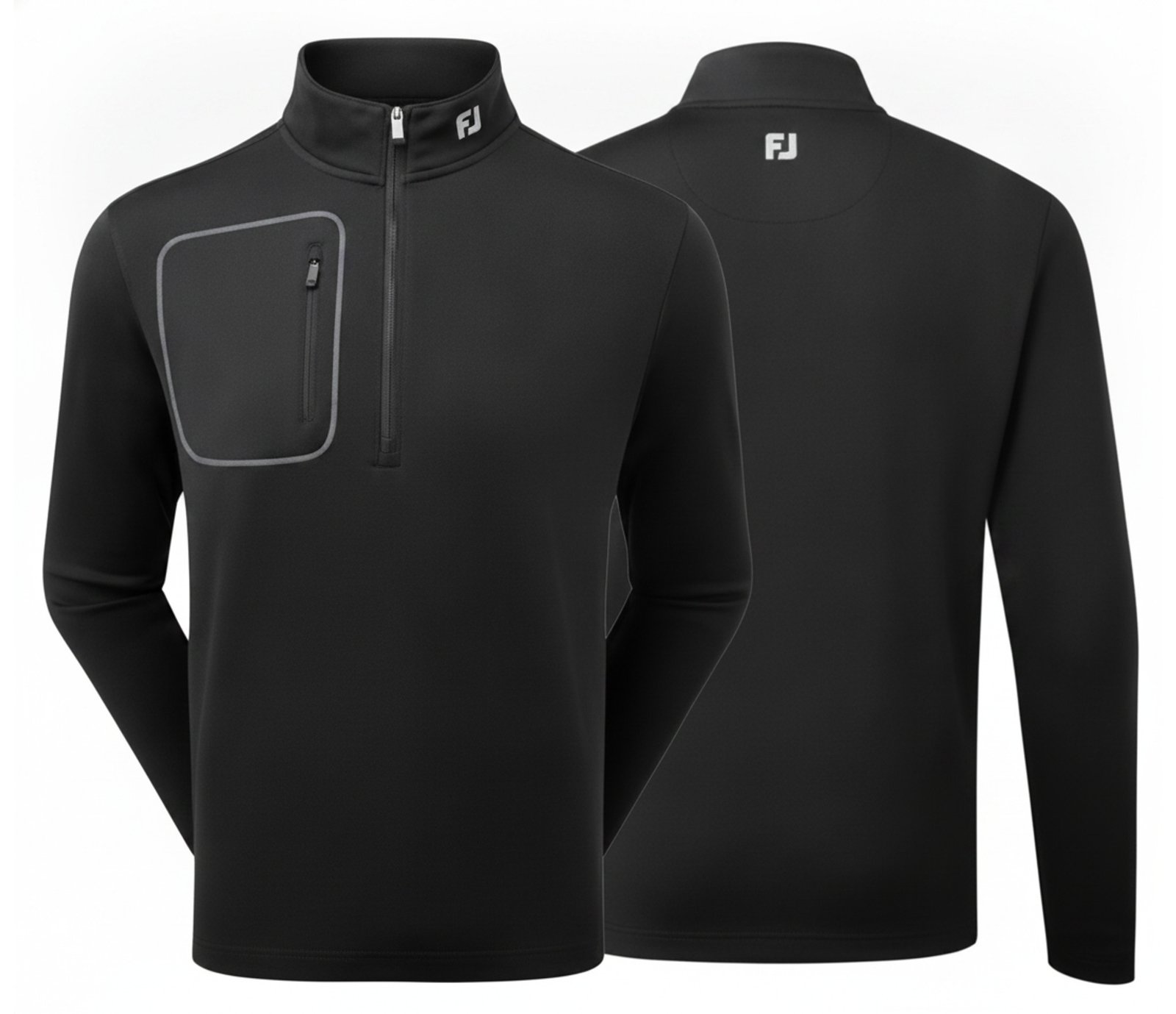 FootJoy ThermoSeries Texture Midlayer pánská mikina, černá