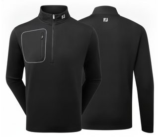 FootJoy ThermoSeries Texture Midlayer pánská mikina, černá