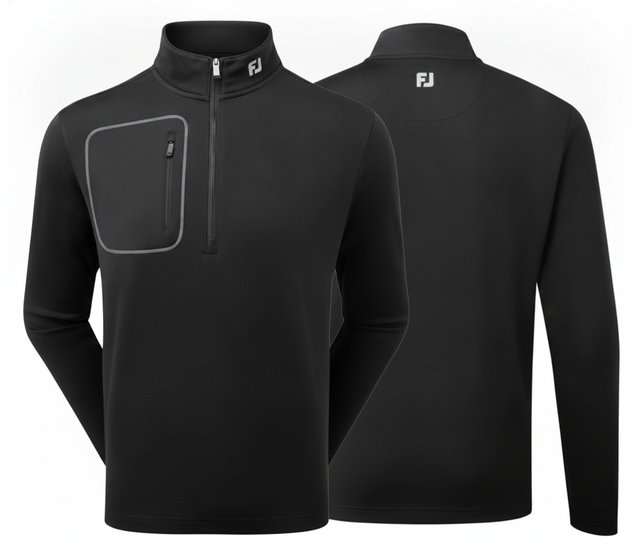 FootJoy ThermoSeries Texture Midlayer pánská mikina, černá