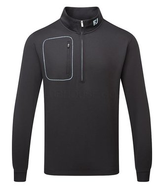 FootJoy ThermoSeries Texture Midlayer pánská mikina, černá