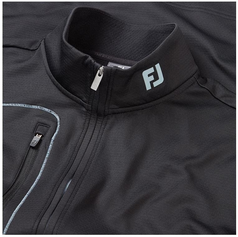 FootJoy ThermoSeries Texture Midlayer pánská mikina, černá