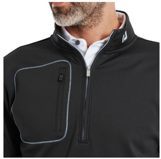 FootJoy ThermoSeries Texture Midlayer pánská mikina, černá