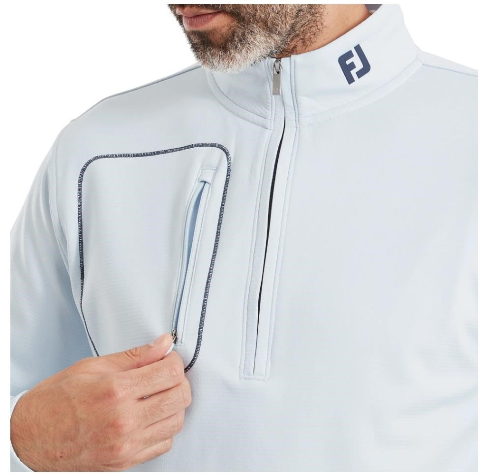 FootJoy ThermoSeries Texture Midlayer pánská mikina, mist