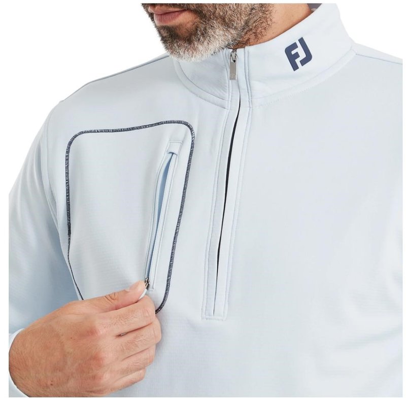 FootJoy ThermoSeries Texture Midlayer pánská mikina, mist