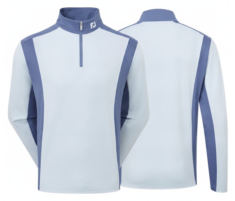 FootJoy ThermoSeries Blocked Midlayer pánská mikina, mist/midnight