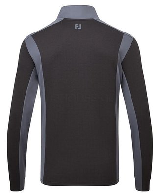 Footjoy ThermoSeries Blocked Midlayer pánská mikina, černá/charcoal