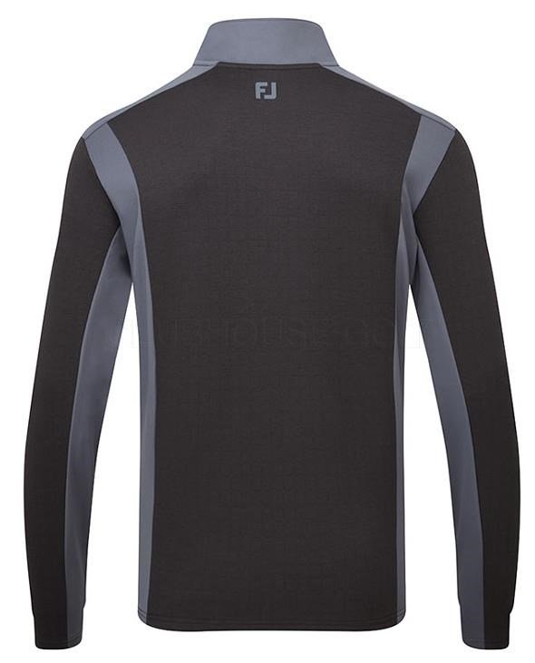 Footjoy ThermoSeries Blocked Midlayer pánská mikina, černá/charcoal
