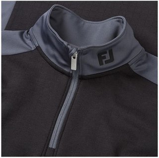 Footjoy ThermoSeries Blocked Midlayer pánská mikina, černá/charcoal