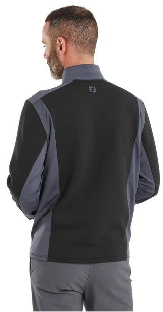 Footjoy ThermoSeries Blocked Midlayer pánská mikina, černá/charcoal