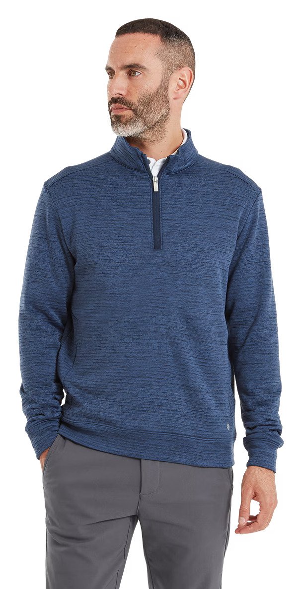 FootJoy ThermoSeries Space Dye Midlayer pánská mikina, navy