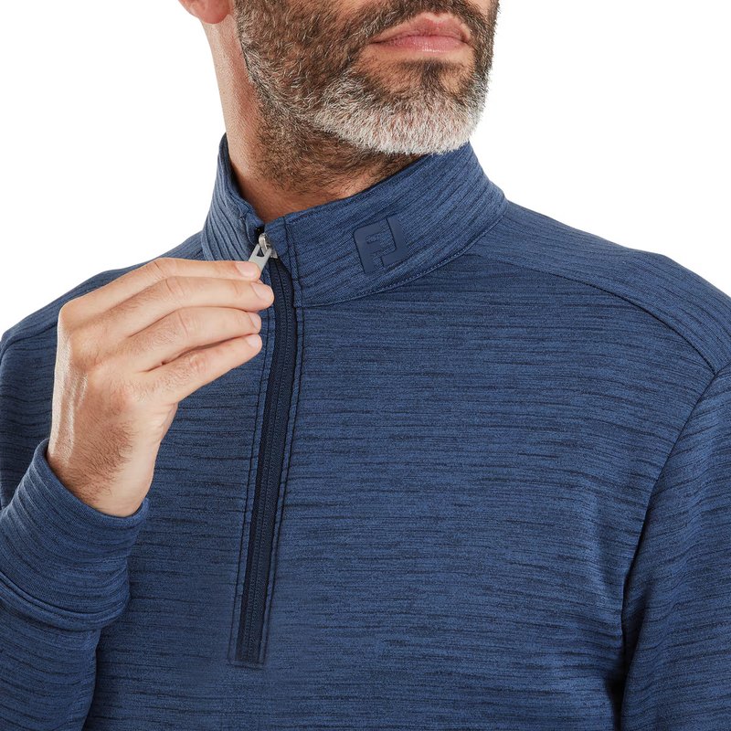 FootJoy ThermoSeries Space Dye Midlayer pánská mikina, navy
