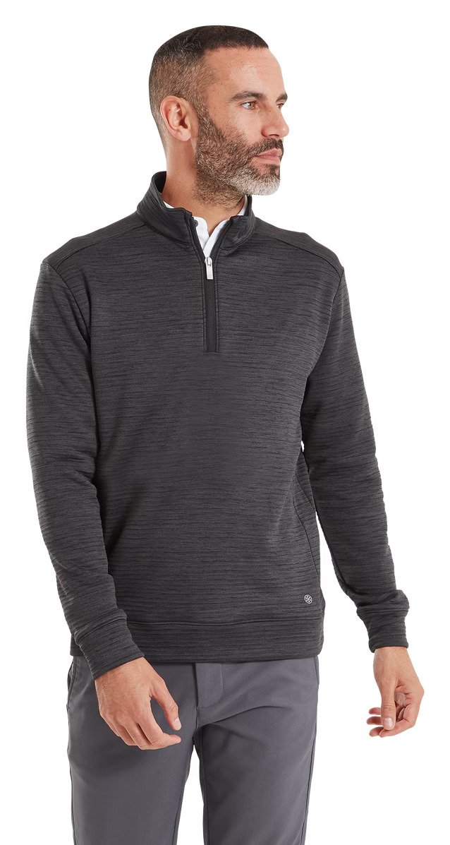 FootJoy ThermoSeries Space Dye Midlayer pánská mikina, černá