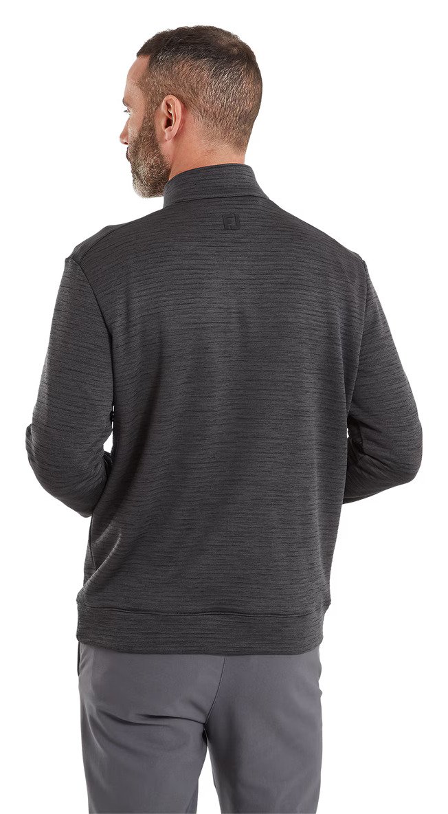 FootJoy ThermoSeries Space Dye Midlayer pánská mikina, černá
