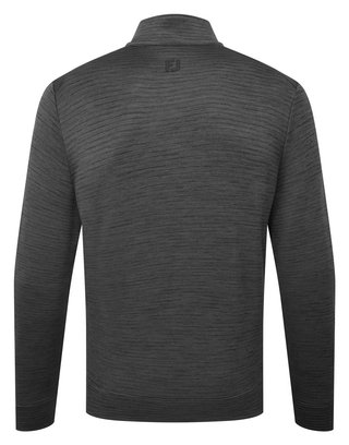 FootJoy ThermoSeries Space Dye Midlayer pánská mikina, černá