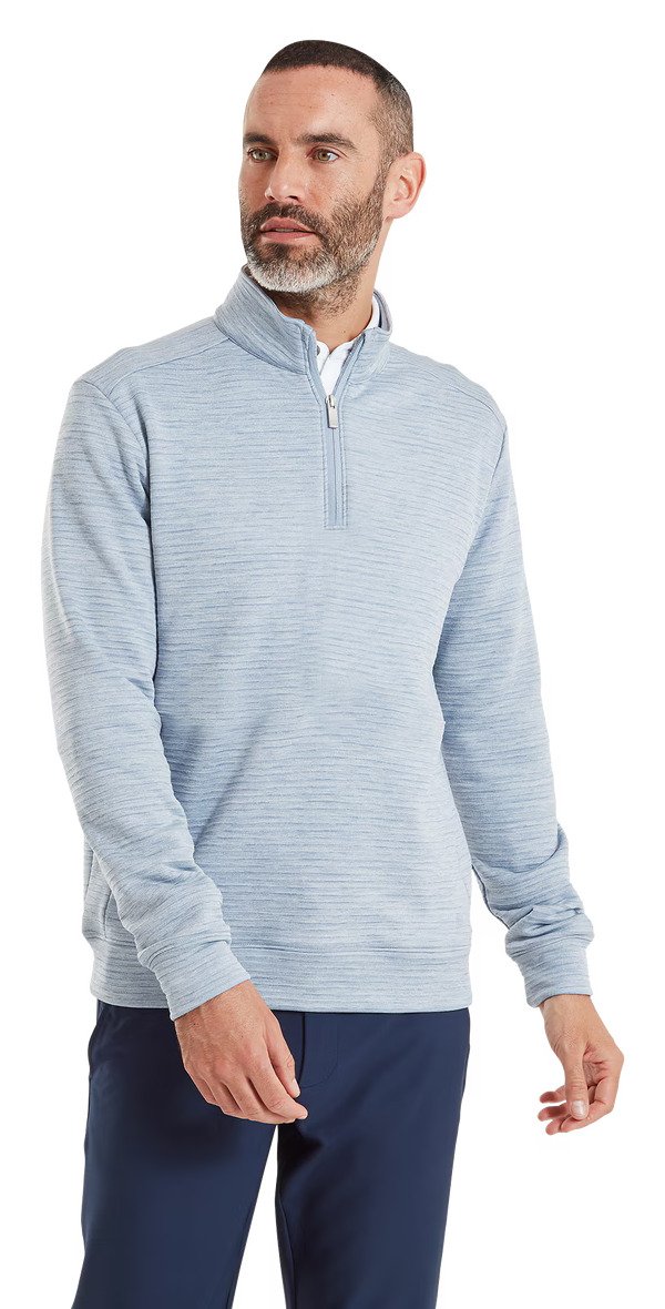 FootJoy ThermoSeries Space Dye Midlayer pánská mikina, šedá