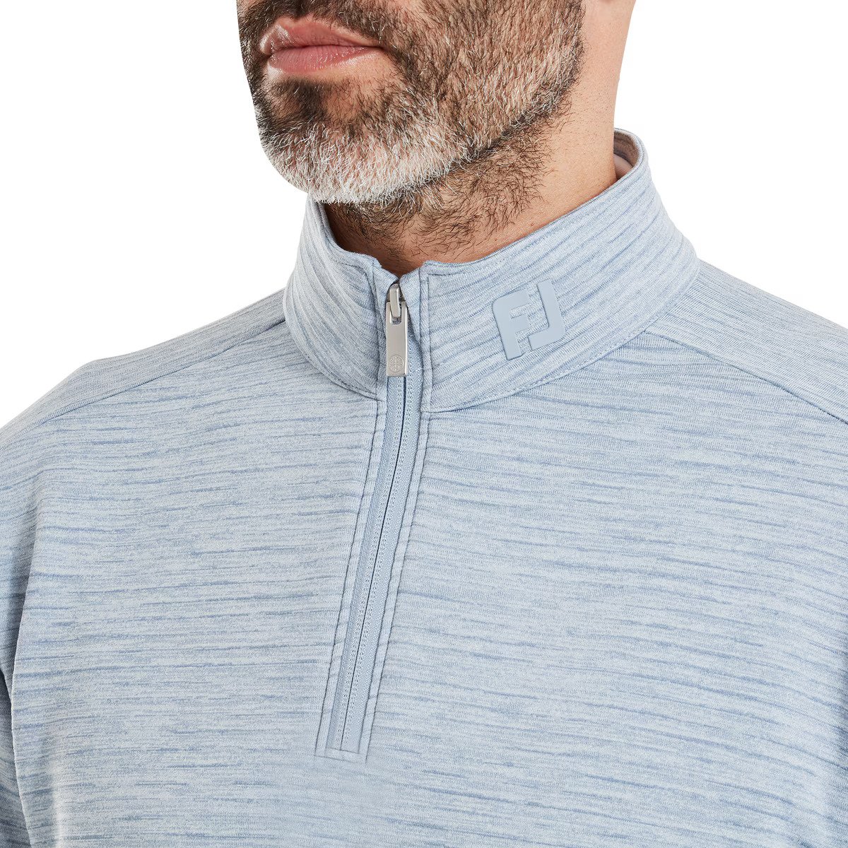 FootJoy ThermoSeries Space Dye Midlayer pánská mikina, šedá