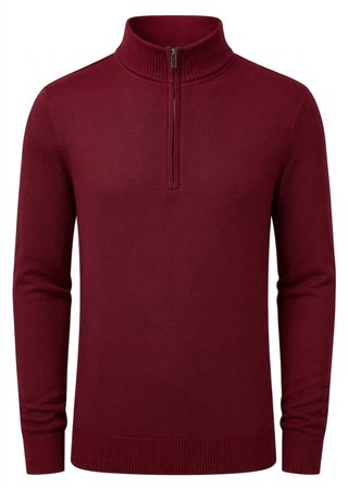 FootJoy drirelease Half-Zip Lined pánský svetr, červený