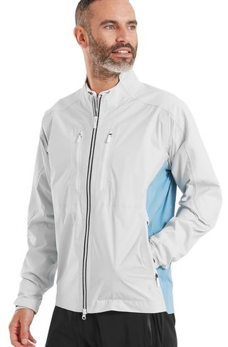 FootJoy Hydro Innovation Arcus pánská bunda, oyster grey/mid blue