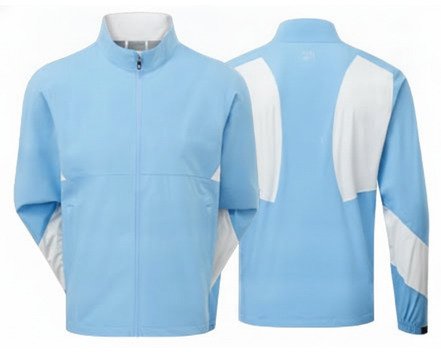 FootJoy HydroLite X pánská bunda do větru i deště, mid blue/oyster grey