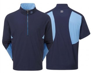 FootJoy HydroLite X pánská bunda do deště s krátkým rukávem, navy/mid blue