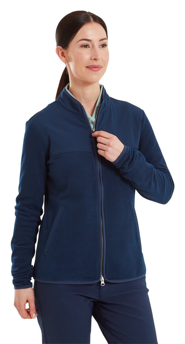 FootJoy MicroFleece Full-Zip Midlayer dámská mikina, navy