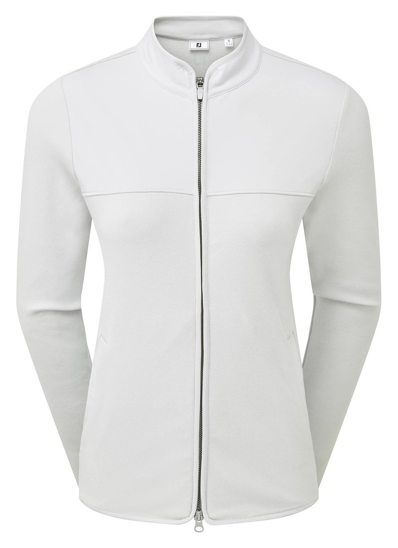 FootJoy MicroFleece Full-Zip Midlayer dámská mikina, šedá