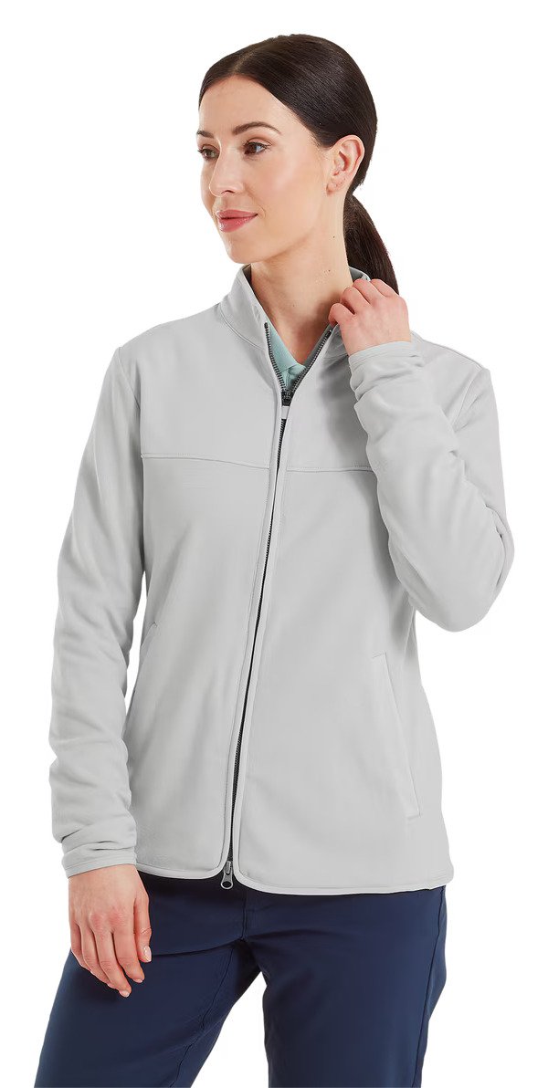 FootJoy MicroFleece Full-Zip Midlayer dámská mikina, šedá
