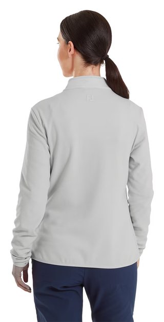 FootJoy MicroFleece Full-Zip Midlayer dámská mikina, šedá