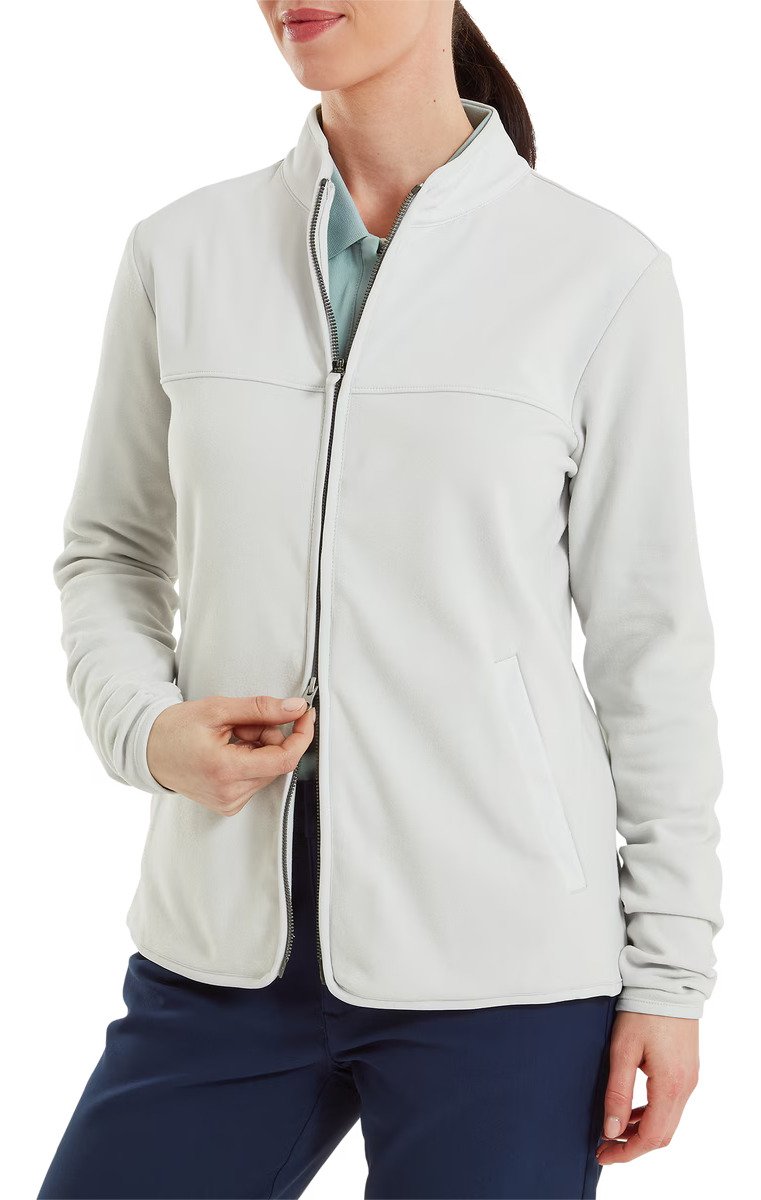 FootJoy MicroFleece Full-Zip Midlayer dámská mikina, šedá