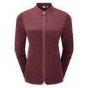 FootJoy MicroFleece Full-Zip Midlayer dámská mikina, port