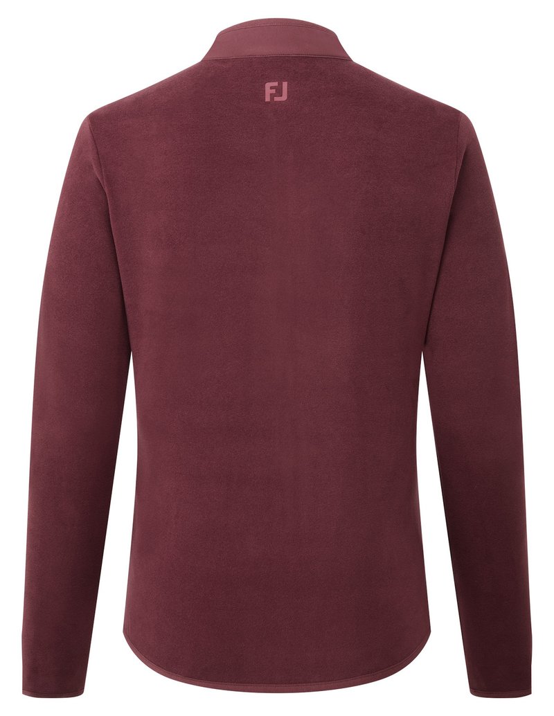 FootJoy MicroFleece Full-Zip Midlayer dámská mikina, port