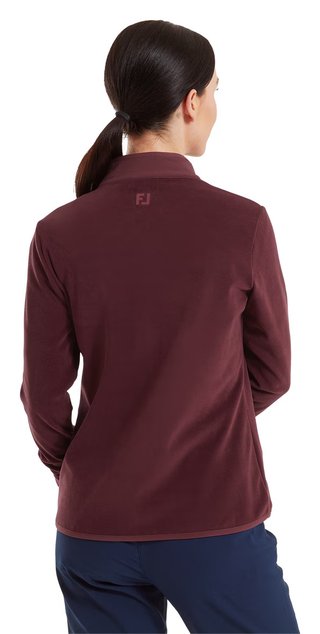 FootJoy MicroFleece Full-Zip Midlayer dámská mikina, port