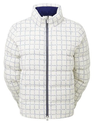 FootJoy ThermoSeries Insulated dámská bunda, off white/navy distressed plaid
