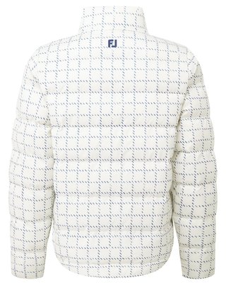 FootJoy ThermoSeries Insulated dámská bunda, off white/navy distressed plaid