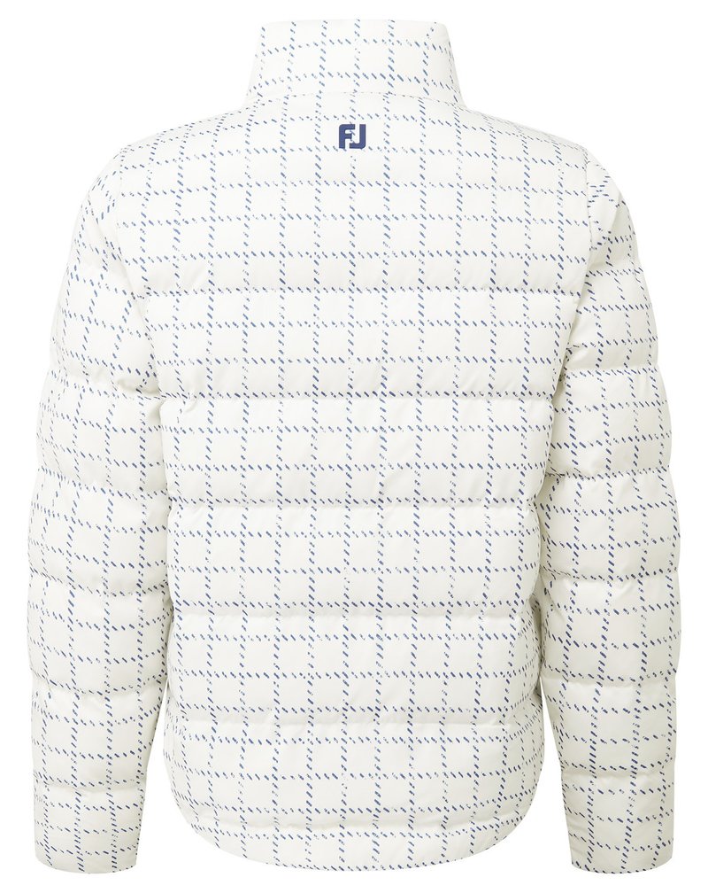 FootJoy ThermoSeries Insulated dámská bunda, off white/navy distressed plaid