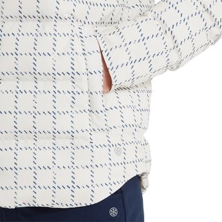 FootJoy ThermoSeries Insulated dámská bunda, off white/navy distressed plaid