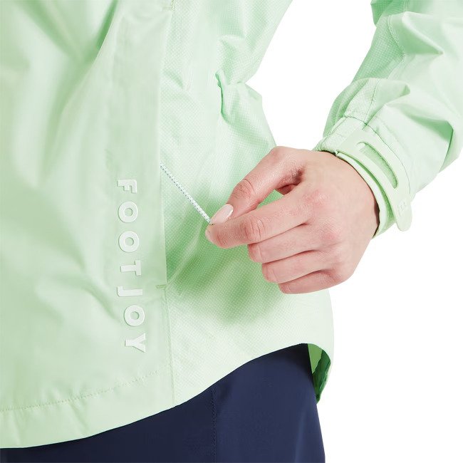 FootJoy HydroLite X dámská bunda do větru a deště, mint/white dot