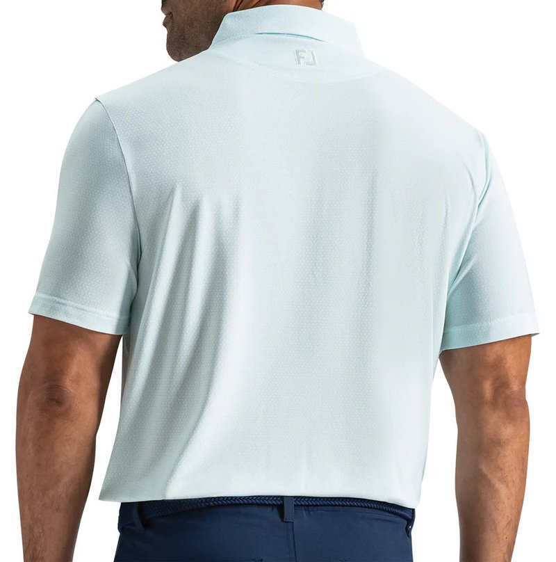 FootJoy Heritage Logo Lisle pánské polo, white/mint julep