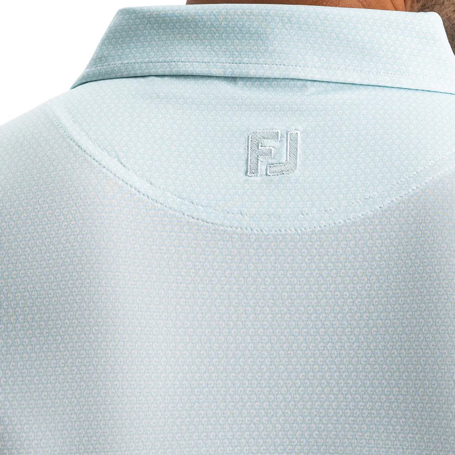 FootJoy Heritage Logo Lisle pánské polo, white/mint julep