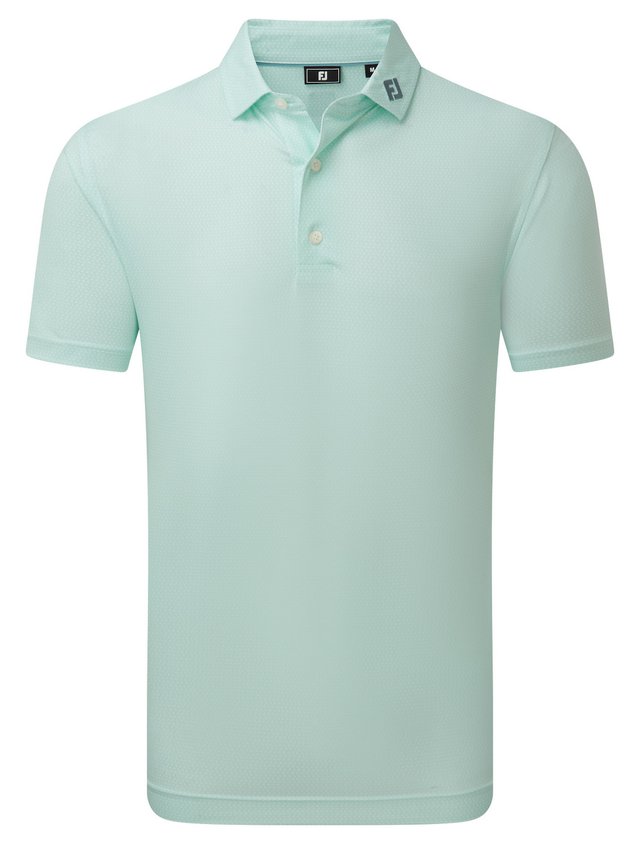 FootJoy Heritage Logo Lisle pánské polo, white/mint julep